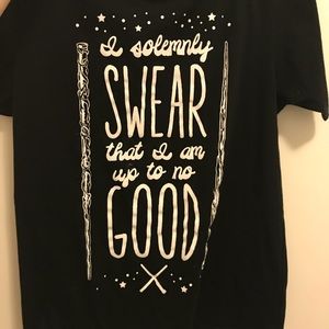 I solemnly swear that I am up to no good t shirt